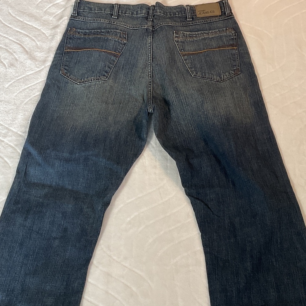 Wrangler Straight Fit Dark Blue Jeans